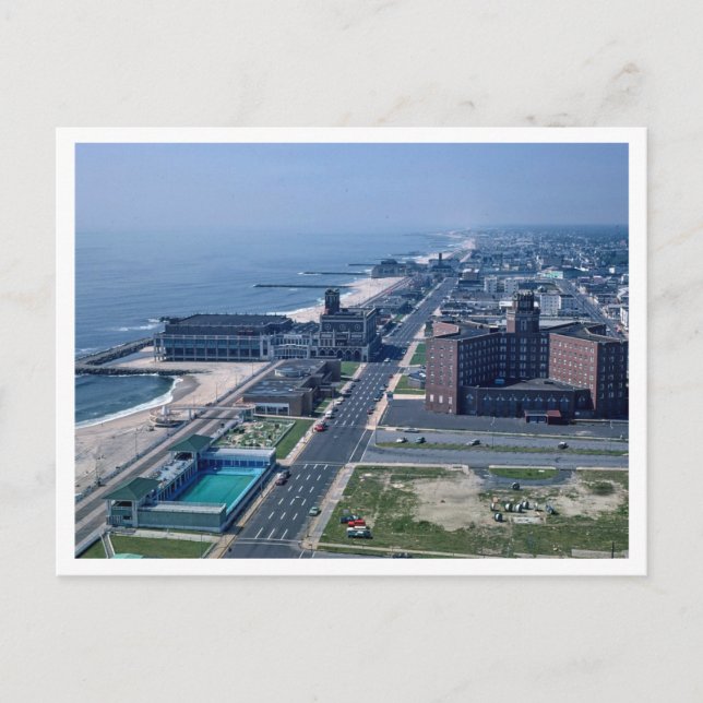 Postal Asbury Park NJ< New Jersey 1978, Vista aérea (Anverso)