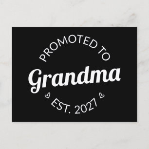 Postal Ascendida a Abuela Desde 2027 Nueva Nana Yo