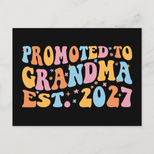 Postal Ascendida a Abuela Est 2027 Nueva Nana