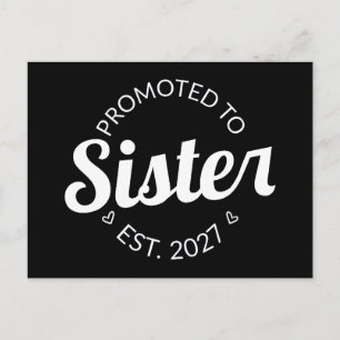 Postal Ascendida a Hermana Est 2027 Hermana Mayor Yo