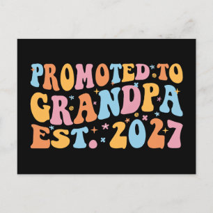Postal Ascendido a Abuelo Est 2027 Nuevo Papá