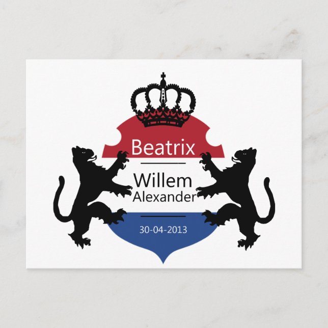 Postal Ascensión del trono (Anverso)