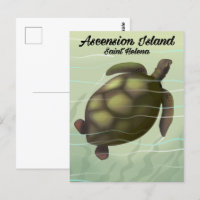 Ascensión Isla de la Tortuga del Mar Arte Pared