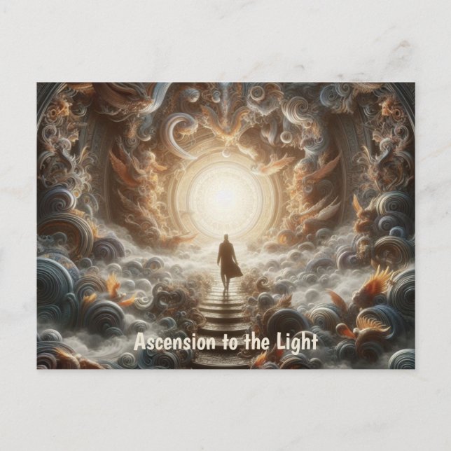 Postal Ascension to the Light (Anverso)