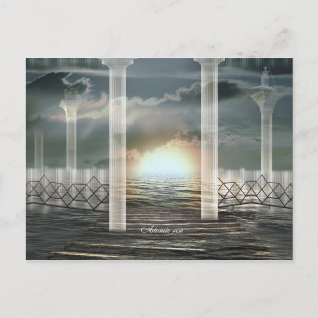 Postal Ascenso atómico (Anverso)