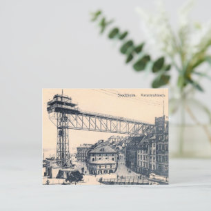 Postal ascensor de Estocolmo, Katarinahissen, 1919,