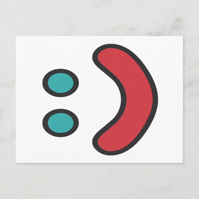 Postal Ascii Smile (Anverso)