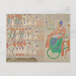 Postal Asentamiento en Medynet-Abou, Palacio de los Reyes