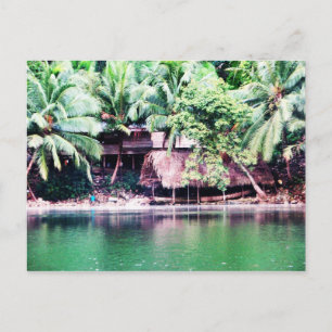 Postal Asentamiento maya, Río Dulce, Guatemala