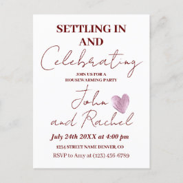 Postal Asentándose y celebrando al Fiesta del calentamien