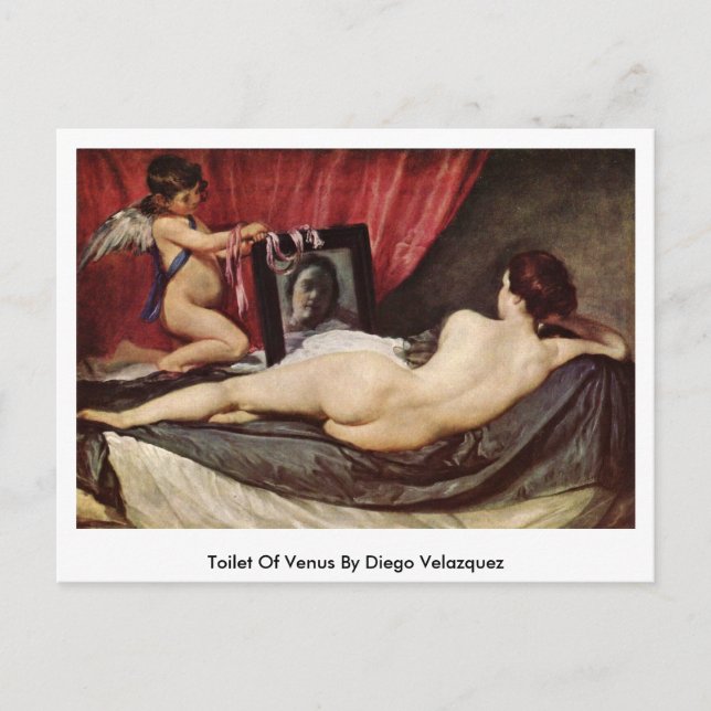 Postal Aseo De Venus De Diego Velázquez (Anverso)