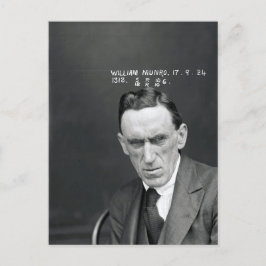 Postal Asesinato de brujo criminal vintage