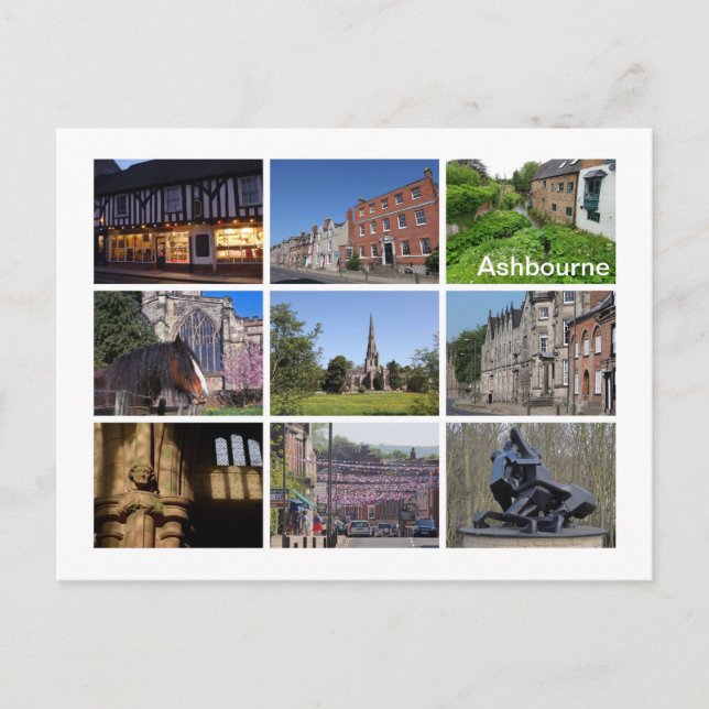 Postal Ashbourne (Anverso)