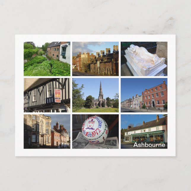 Postal Ashbourne (Anverso)