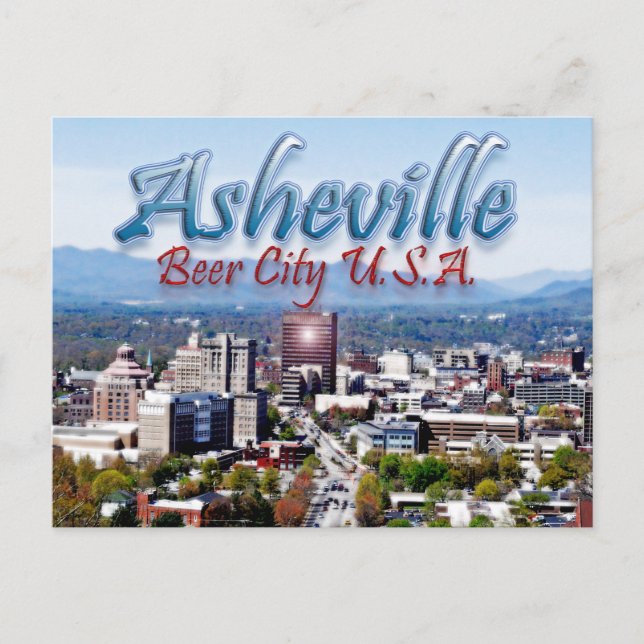 Postal Asheville Beer City USA (Anverso)