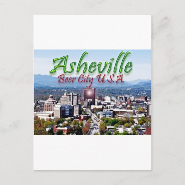Postal Asheville Beer City USA (Anverso)