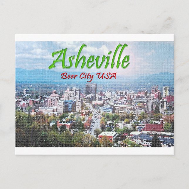 POSTAL ASHEVILLE, CAROLINA DEL NORTE (Anverso)