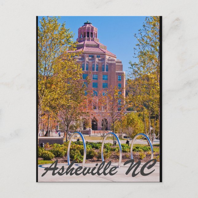 Postal Asheville NC (Anverso)