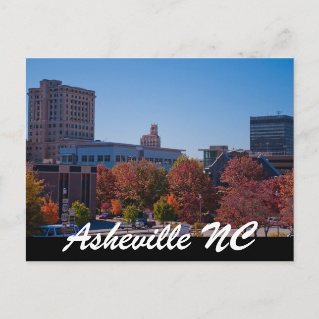 Postal Asheville NC (Anverso)