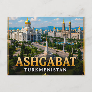 Postal Ashgabat Turkmenistán Asia Central Viaje 📍
