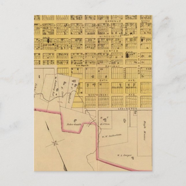 Postal Ashland oriental, Kentucky (Anverso)