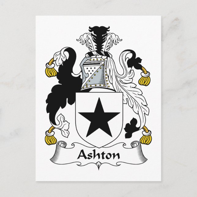 Postal Ashton Family Crest (Anverso)