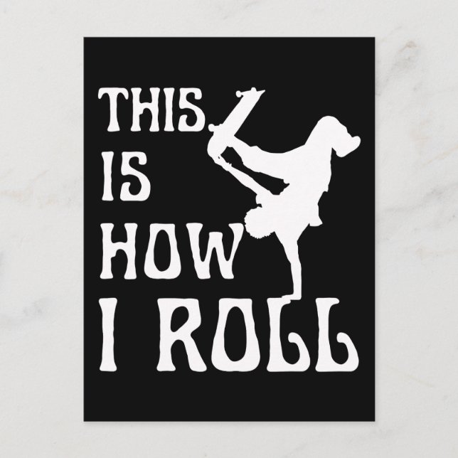 POSTAL ASÍ ES COMO ROLL (Anverso)