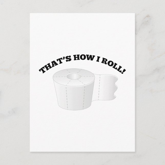 Postal ¡Así es como yo hago rodar! (Anverso)