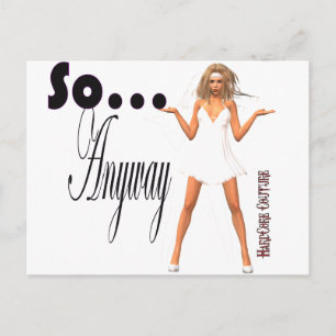 Postal Así que de todos modos