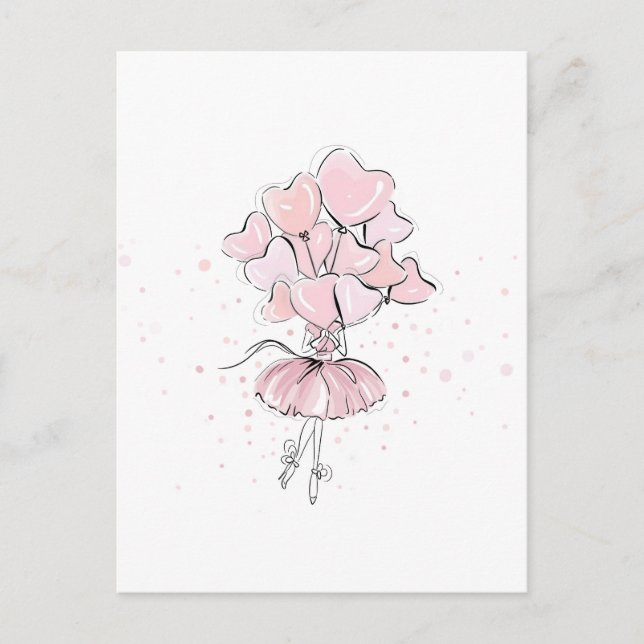 Postal ¡Así que enamorado! (Anverso)