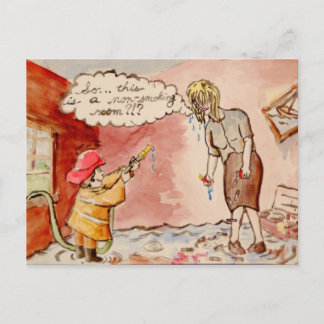 Postal ¿Así que... esta habitación es de no fumar?!?