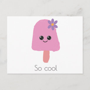 Postal Así que Guay Icy Pole Postcard