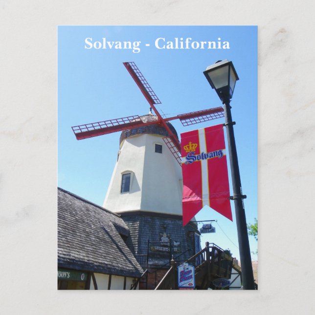 Postal ¡Así que Guay Solvang Postcard! (Anverso)