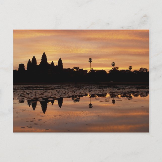 Postal Asia, Camboya, Siem Reap, Angkor Wat (b. 12) (Anverso)