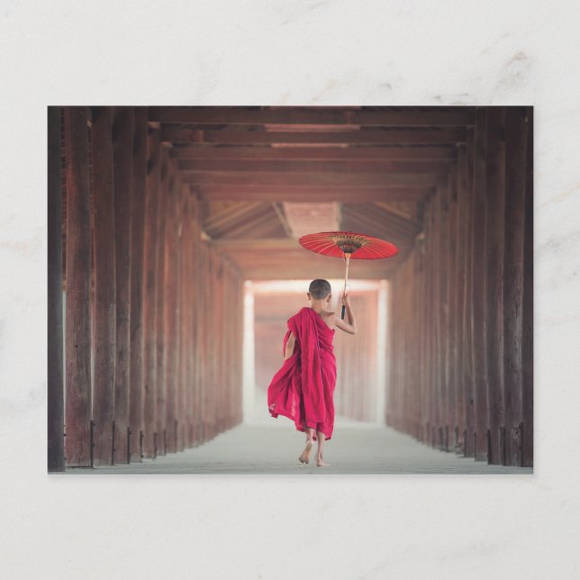 Postal Asia hermosa (Anverso)