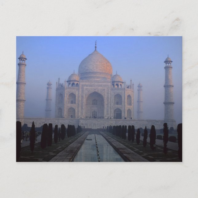 Postal Asia; India; Agra. Taj Mahal. (Anverso)