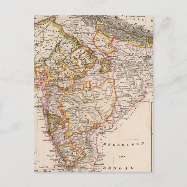 Postal Asia, India, Bangladesh (Anverso)