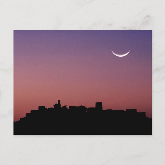 Postal Asia, India, Rajastán, Jaipur. Creciente (Anverso)