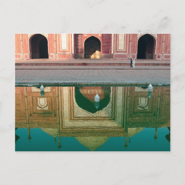 Postal Asia, India, Uttar Pradesh, Agra. En el 2 (Anverso)