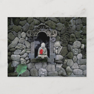 Postal Asia, Indonesia, Bali. Un santuario de Buda