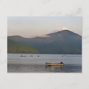 Postal Asia, Japón, Hakone. Temprano por la mañana vistas