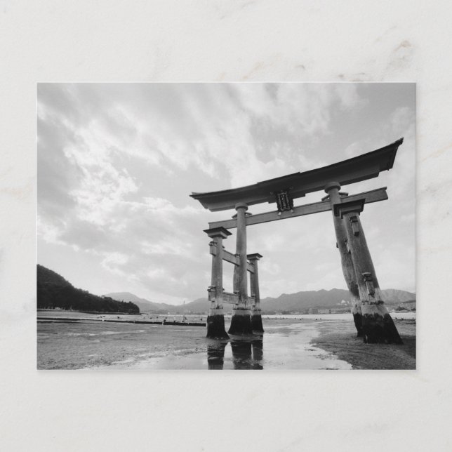 Postal Asia, Japón, Myajima. Puerta Torri 2 (Anverso)