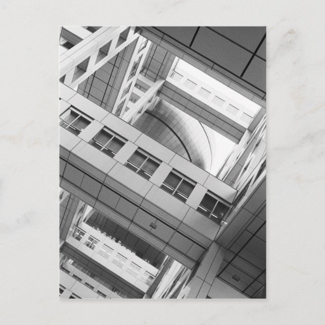 Postal Asia, Japón, Tokio. Edificio Fuji TV, Odaiba (Anverso)