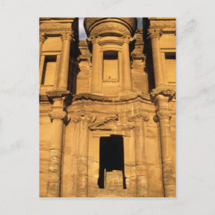 Postal Asia, Jordania, Petra. El Deir, el Monasterio.