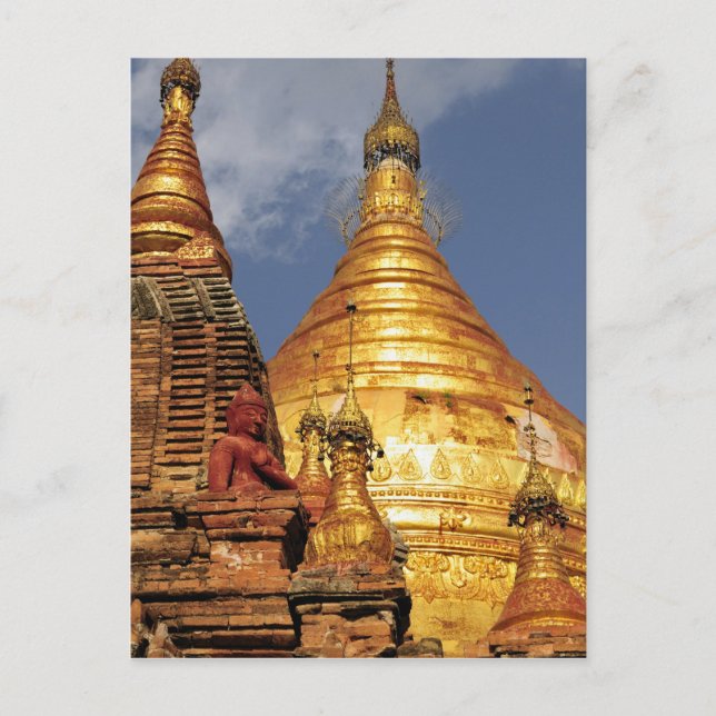 Postal Asia, Myanmar (Birmania), Bagan (Pagan). El dhamma (Anverso)