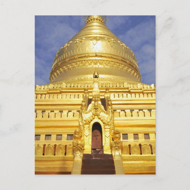 Postal Asia, Myanmar (Birmania), Bagan (Pagan). El Shwe (Anverso)