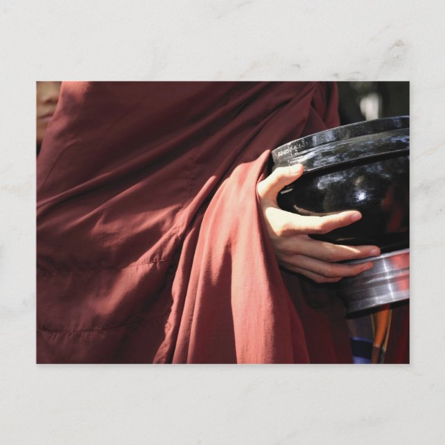 Postal Asia, Myanmar (Birmania), Mandalay. Monjes novatos (Anverso)