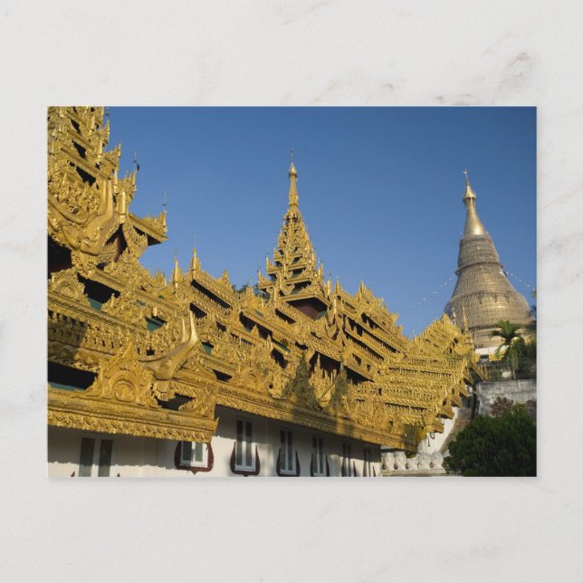 Postal Asia, Myanmar, Rangún. Stupa dorada de Shwedagon 2 (Anverso)