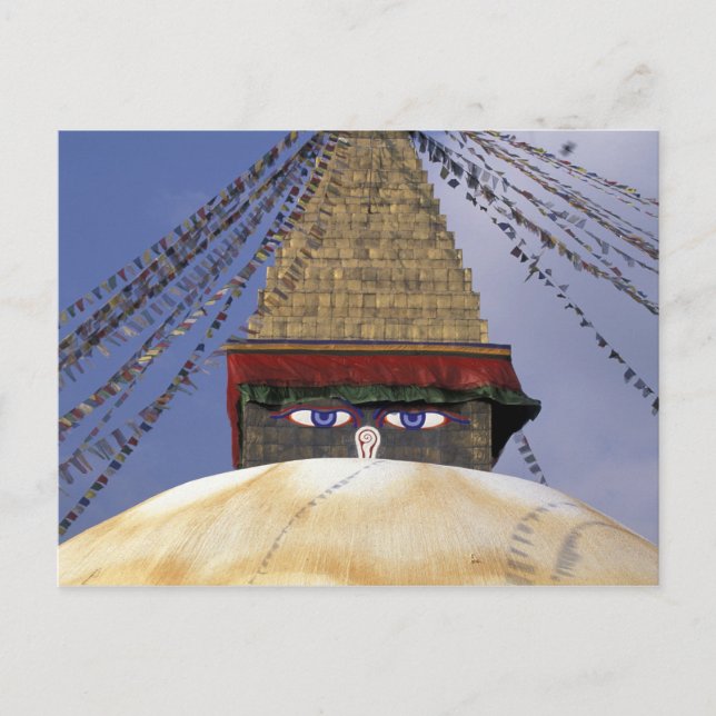 Postal Asia, Nepal, Katmandú. Stupa de Bouddhanath. 2 (Anverso)