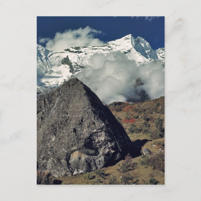 Postal Asia, Nepal, Sagarmatha NP. Una oración budista (Anverso)